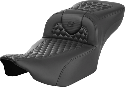 SADDLEMEN 823-07-19000 Roadsofa™ Extended Reach Seat - without Backrest Honeycomb FLTR/FLHX '23-'24