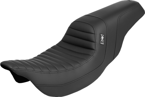 SADDLEMEN TS80807T Thrashin' Pro Series Seat - Tuck-n-Roll FLH/FLT '08-'25