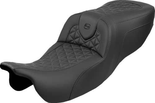 SADDLEMEN 815-07-21000 RoadSofa™ Seat - without Backrest Tri-Gripper FLRT/FLTRT '15-'25