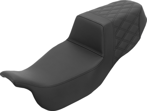SADDLEMEN 815-07E-173 Step-Up Seat - Extended Reach Rear Lattice Stitch FLRT/FLTRT '15-'25
