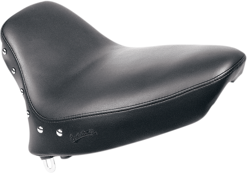 SADDLEMEN 884-01-001 Renegade™ Solo Seat - Smooth Studded Black Softail '84-'99