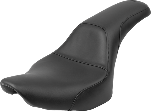 SADDLEMEN 806-12-047 Profiler™ Seat - Profiler™ Black Smooth FLSTF '07-'17
