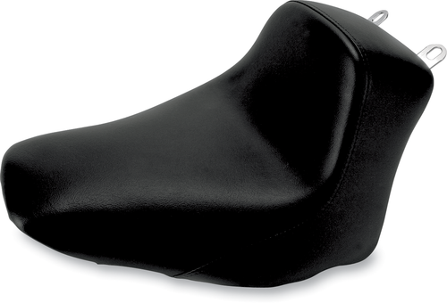 SADDLEMEN 806-15-0021 Heels Down Solo Seat - Without Backrest Plain Black FLSTC