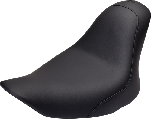 SADDLEMEN 806-12-002D S3 Super Slammed Solo Seat - Solo Black FL/FX '06-'17