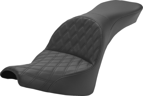 SADDLEMEN 818-30-029LS Explorer Lattice Stitch Seat - Lattice Stitched FXBB/FXST '18-'24