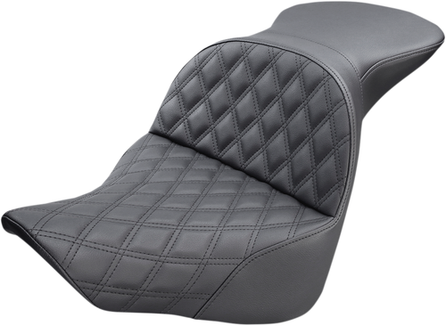 SADDLEMEN 818-27-029LS Explorer Lattice Stitch Seat - Lattice Stitched FL/FX '18-'24