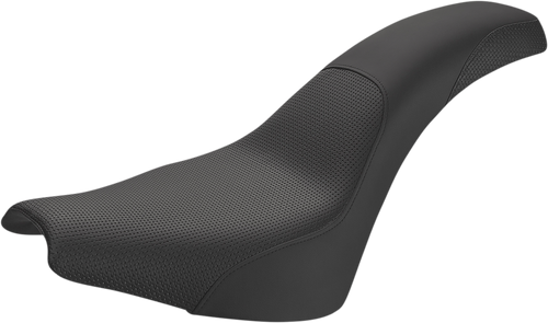 SADDLEMEN 818-30-147 Profiler™ Basketweave Seat - Black FXBB/FXST '18-'24