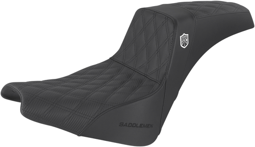 SADDLEMEN SC81830D0 Pro Series SDC Performance Grip Seat - w/o Backrest Lattice Stitch/Lumbar Gripper FX '18-'24