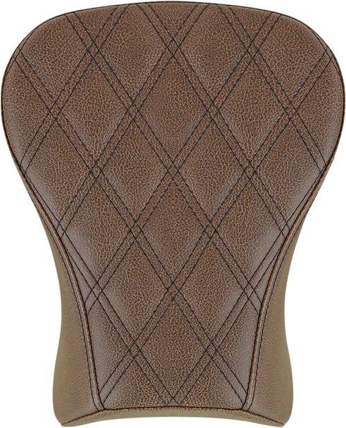 SADDLEMEN 818-29-012BLS Renegade™ Lattice Stitch Pillion Pad - Touring Lattice Stitched Brown FLSB/FXLR '18-'24