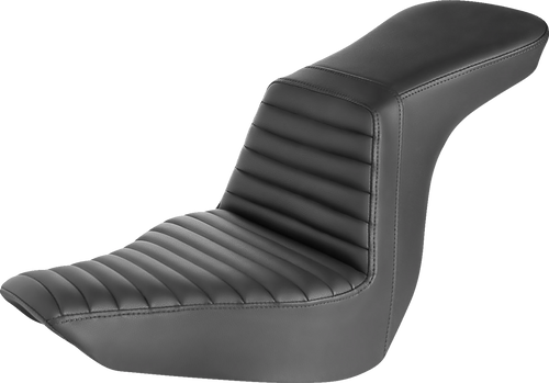 SADDLEMEN 818-29-191 Step-Up Seat — Front Tuck-n-Roll - Front Tuck-n-Roll Black