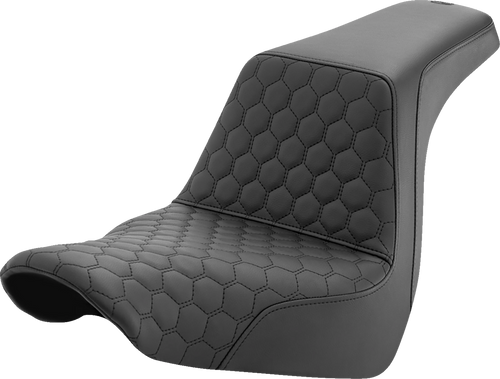 SADDLEMEN 818-29-177 Honeycomb Step-Up Seat - Honeycomb FL/FX '18-'24