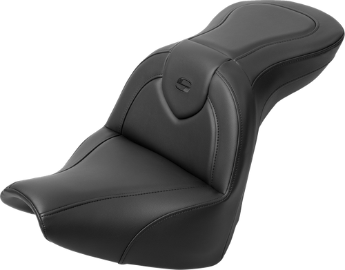 SADDLEMEN 818-31-187 Roadsofa™ Standard Reach Seat - without Backrest Black Stitch FXBR/S '18-'20