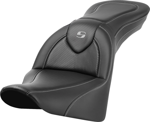SADDLEMEN 818-33-185 Roadsofa™ Carbon Fiber Seat - Without Backrest FL '18-'24