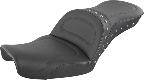 SADDLEMEN 896-04-039 Explorer Special Seat — without Backrest - Studded w/o Backrest FXD '96-'03