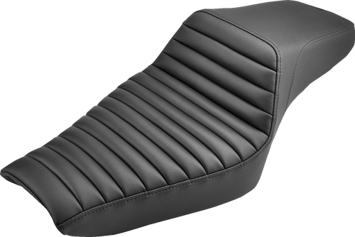 SADDLEMEN 807-03-171 Step-Up Seat — Front Tuck-n-Roll - Front Tuck-n-Roll Black XL