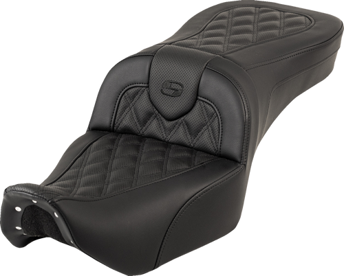 SADDLEMEN 822-11-182 RoadSofa™ Seat - without Backrest Lattice Stitch RH975 '22-'25