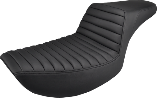SADDLEMEN 882-09-171 Step-Up Seat — Front Tuck-n-Roll - Front Tuck-n-Roll Black FXR