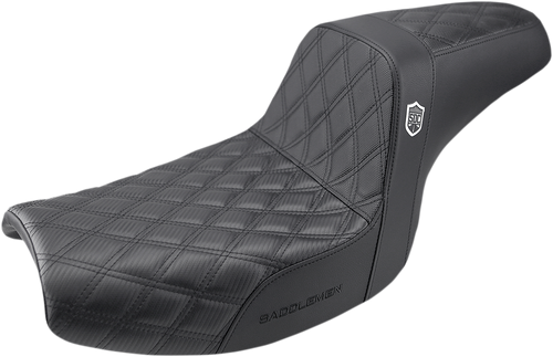 SADDLEMEN SC88209D0 Pro Series SDC Performance Grip Seat - w/o Backrest Lattice Stitch/Lumbar Gripper FXR '82-'00
