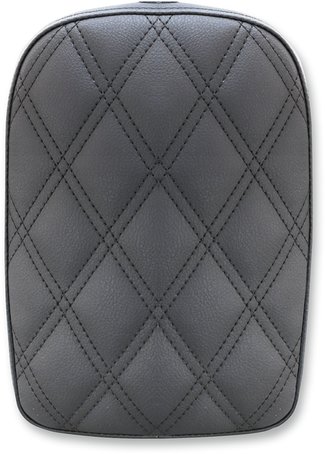 SADDLEMEN SA1023 Detachable Pillion Pad - Lattice Stitched Black 7"