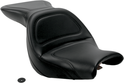 SADDLEMEN H04-13-029 Explorer™ Seat - Explorer™ without Backrest Stitched Black V750 Aero