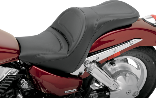 SADDLEMEN H04-09-029 Explorer™ Seat - Explorer™ without Backrest Stitched Black VT1300C