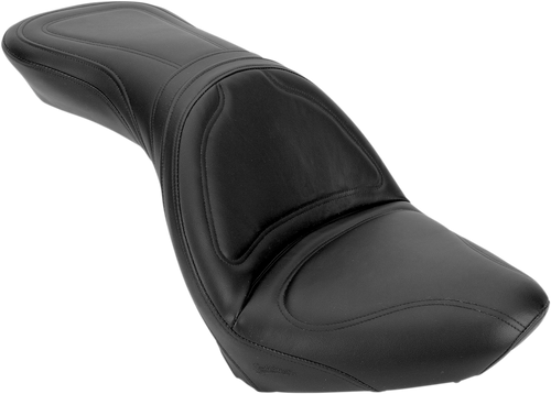 SADDLEMEN Y3750JS Explorer™ Seat - Explorer™ without Backrest Stitched Black XVS650