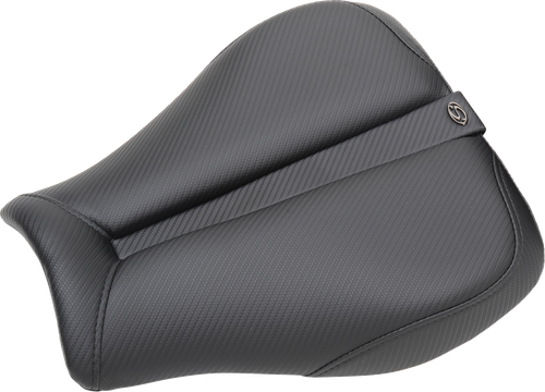 SADDLEMEN 0810-H013 Gel-Channel™ Track Carbon Fiber Sport Seat — Sport - Black CBR100RR