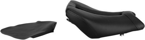 SADDLEMEN 0810-BM20 Gel-Channel™ Track Carbon Fiber Sport Seat — Sport - Black S1000RR