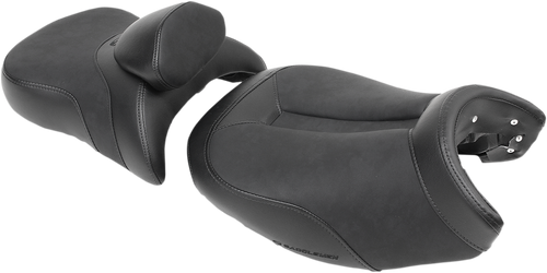 SADDLEMEN 0810-BM32LR Adventure Track 2-Up Seat — Low Profile/Lumbar Backrest, 2-Up Seat - Low Lumbar Pad BMW