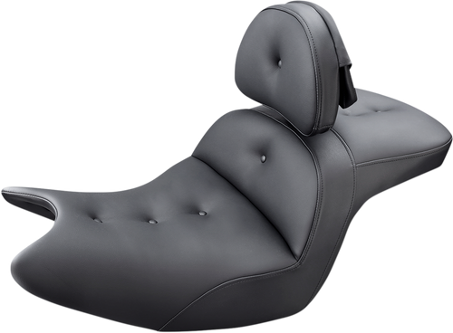 SADDLEMEN H18-07-181BR Roadsofa™ Pillow Top Seat - Roadsofa™ With Backrest Pillow Top Black