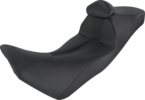SADDLEMEN 0810-H047BR Adventure Track 2-Up Seat — Low Profile/Lumbar Backrest, 2-Up Seat - Low Backrest Africa Twin