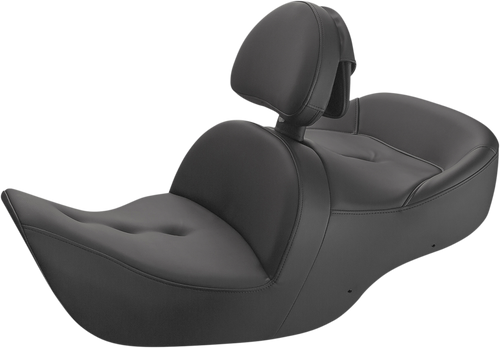 SADDLEMEN H01-07-181BR Roadsofa™ Pillow Top Seat - Roadsofa™ With Backrest Pillow Top Black