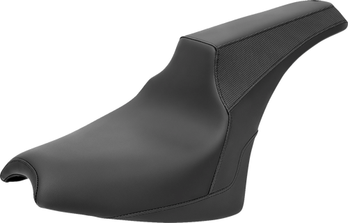 SADDLEMEN I21-04-HART Carey Hart Signature Series Seat - Black w/ Black Stitching Chief '22-'24