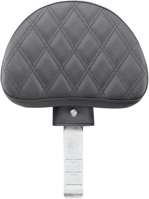 SADDLEMEN 11567LS Driver Backrest - Lattice Stitched Black