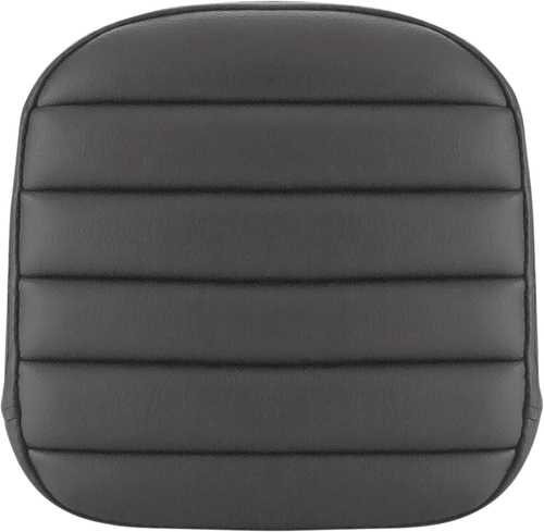 SADDLEMEN 040746 Sissy Bar Pad - Tuck-n-Roll Black FL/FX '97-'23