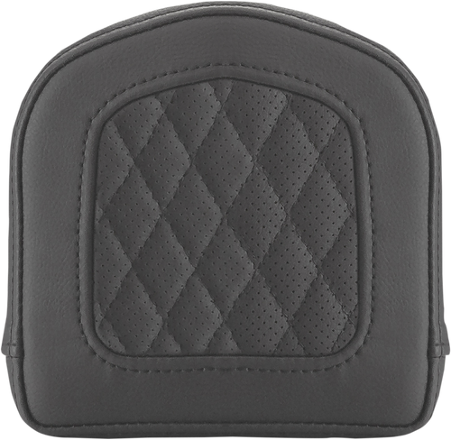SADDLEMEN 0408SM Sissy Bar Pad - Lattice Stitched Black Universal
