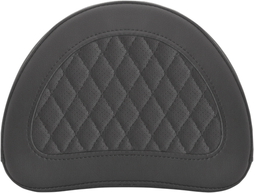 SADDLEMEN 0513SM Sissy Bar Pad - Lattice Stitched Black Universal