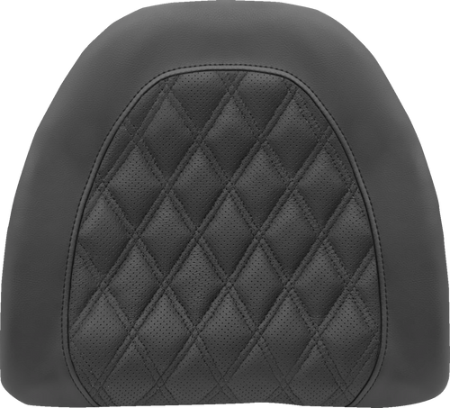 SADDLEMEN 88-11884LS Tour-Pak® Cover for RoadSofa™ - Lattice Stitched Black