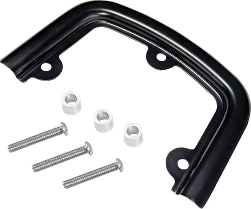 SADDLEMEN 15725B 3-Point Sissy Bar Pad Bracket - Black