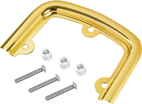 SADDLEMEN 15725GO 3-Point Sissy Bar Pad Bracket - Gold