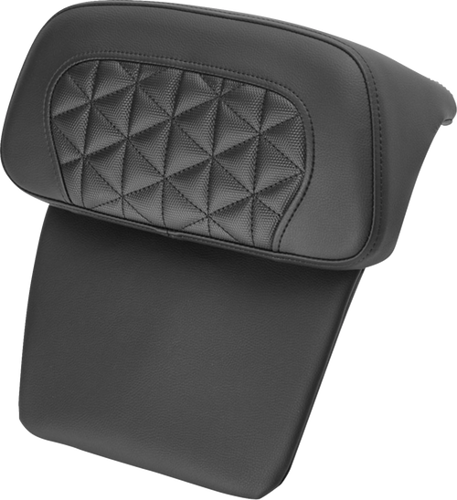 SADDLEMEN 814-07C-21100 Chopped Tour Pak Backrest Pads - Tri-Gripper FLH/FLT '14-'25