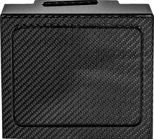 SADDLEMEN CF-899-04-002 Battery Cover - Carbon Fiber Gloss Black