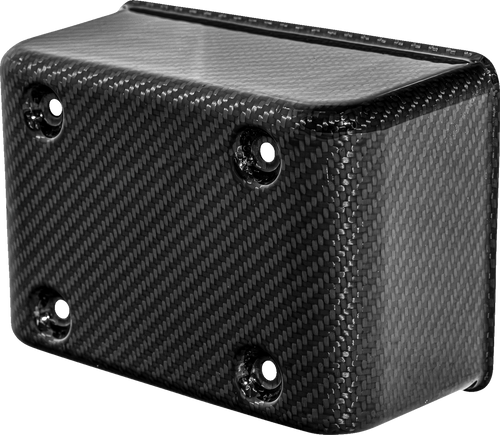 SADDLEMEN CF-899-04-003 Fuse Box Cover - Carbon Fiber Gloss Black