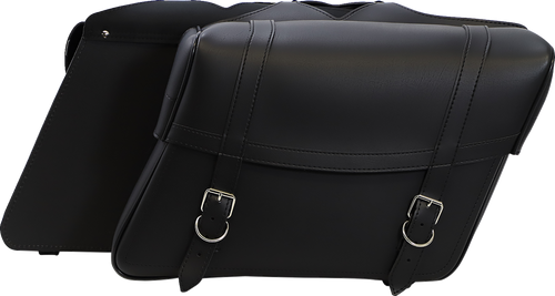 SADDLEMEN X021-02-042 Highwayman Slant-style Saddlebags - Jumbo