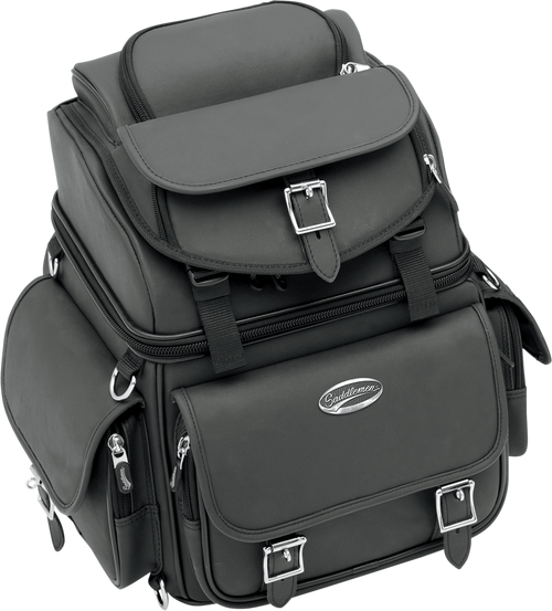 SADDLEMEN 3515-0118 BR1800EX Combination Backrest, Seat, and Sissy Bar Bag