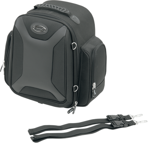 SADDLEMEN EX000689 FTB1500 Sport Sissy Bar Bag - Black