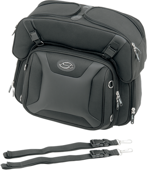 SADDLEMEN 3515-0141 FTB2500 Sport Sissy Bar and Combo Bag