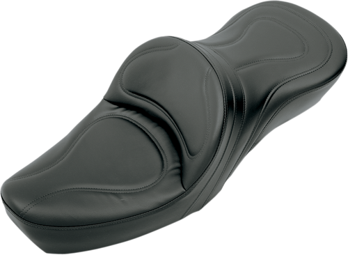 SADDLEMEN 8550JS Explorer™ Seat - Explorer™ Without Backrest Stitched Black XL '79-'03