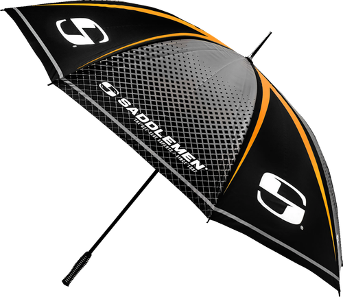 SADDLEMEN 9501-0292 Umbrella - Black/Gray/Orange
