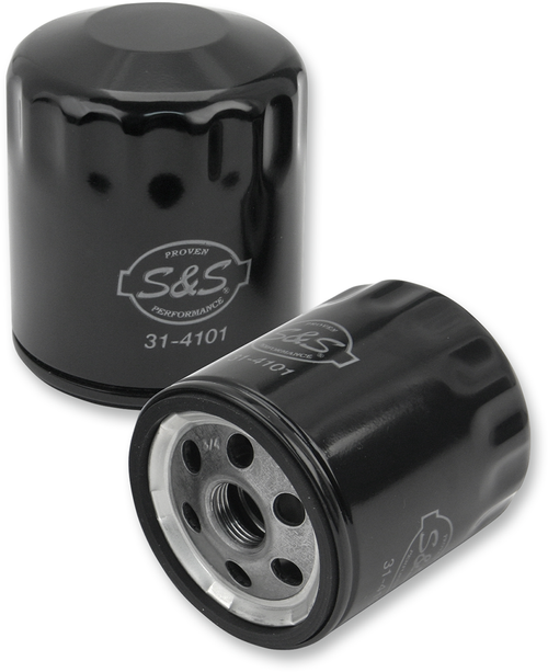 S&S CYCLE 31-4101A Oil Filter - Black